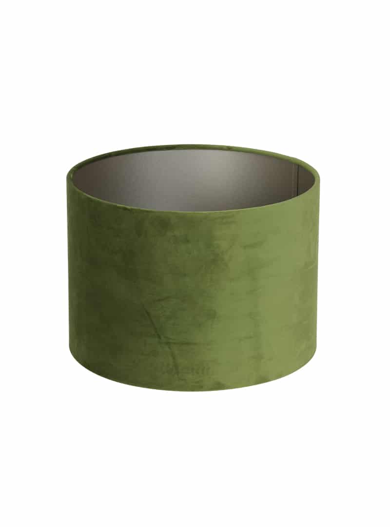Feodaal stereo Benadrukken Lampenkap velvet olive green - Pure Wood