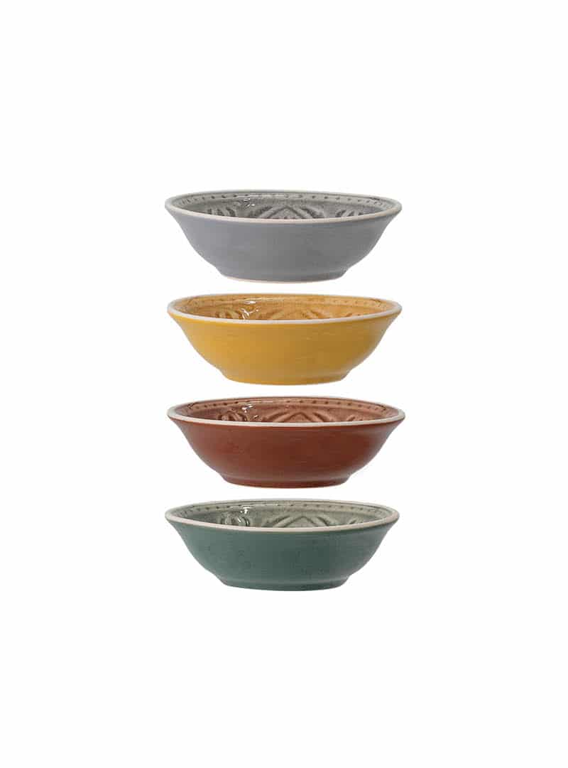 Lach Mordrin koken Bloomingville Rani Bowl Multicolor set van 4 - Pure Wood
